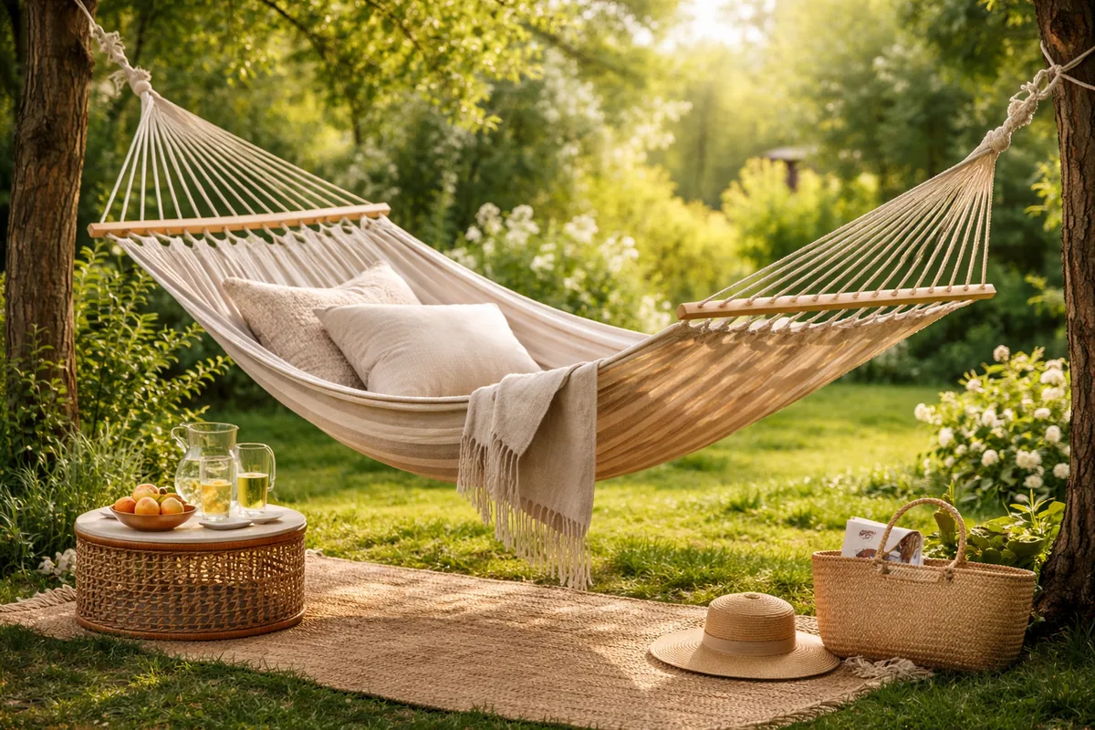 Quels sont les bienfaits du hamac suspendu pour la détente en extérieur