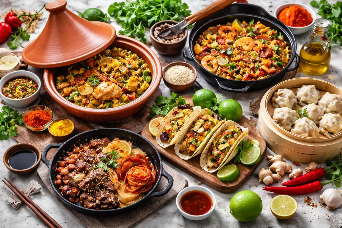 Découvrir les plaisirs de la cuisine du monde à travers les techniques de cuisson