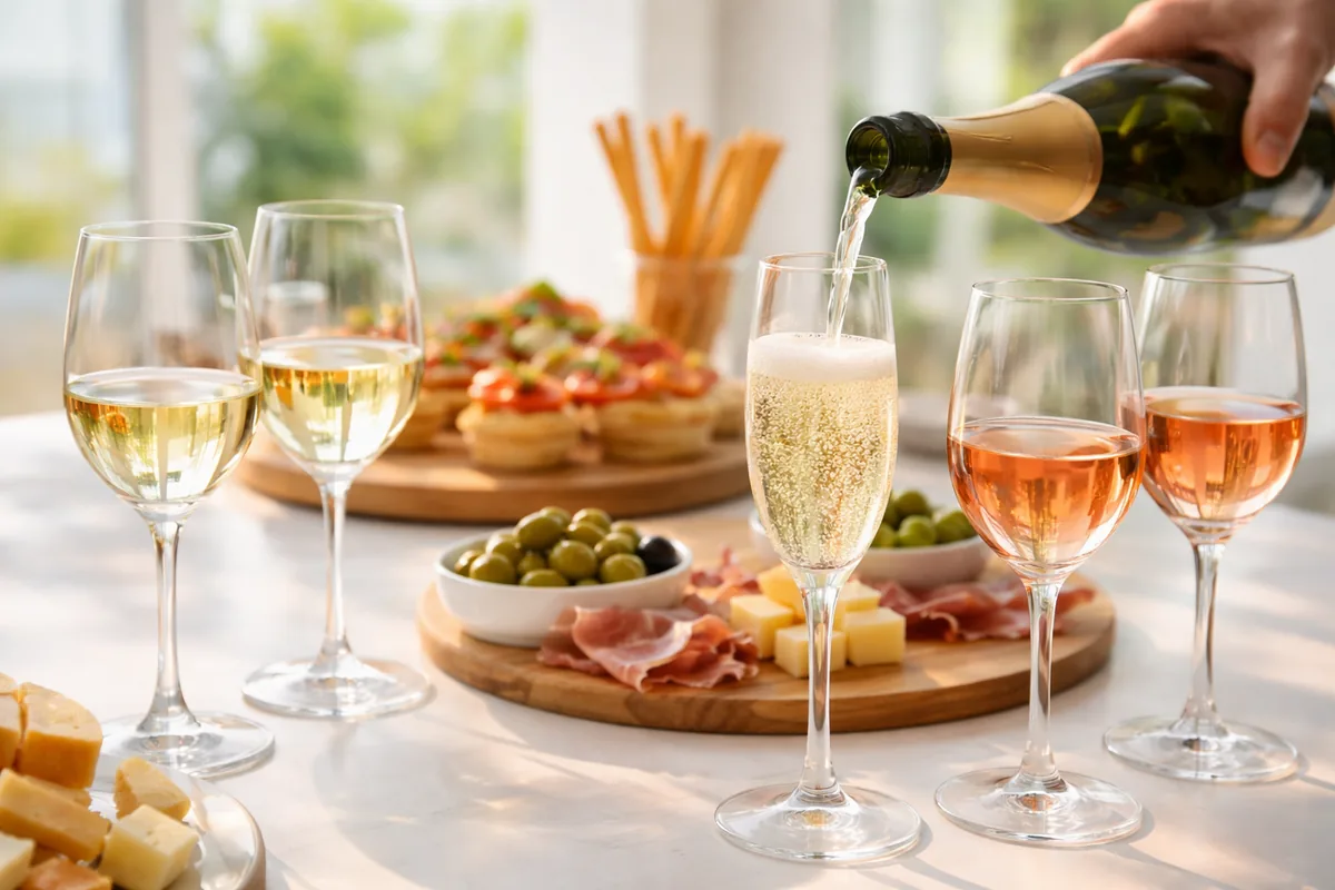 Comment servir le vin et champagne à un apéritif avec les bonnes quantités
