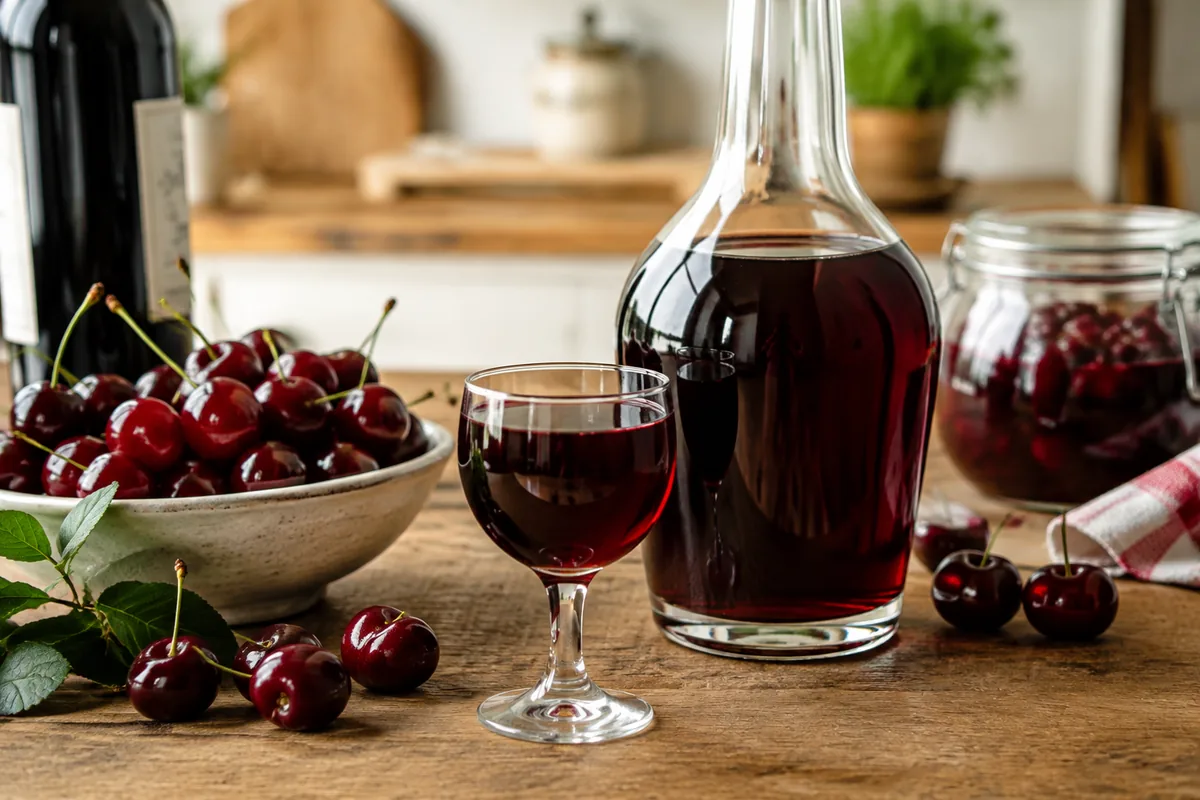 Comment préparer un merisier vendéen maison avec du vin et des cerises