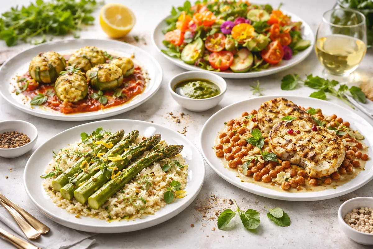 L'art de créer des plats végétariens savoureux et raffinés